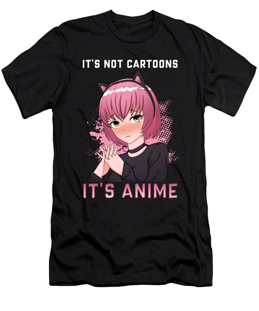 Its Not Cartoons Its Anime I Chibi Kawaii Otaku Bi Nutz T-Shirt