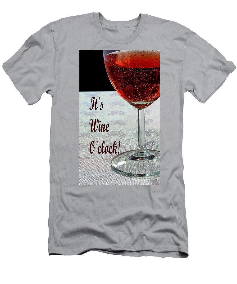 Its Wine Oclock Wine Humor Dining Barbara Griffin T-Shirt