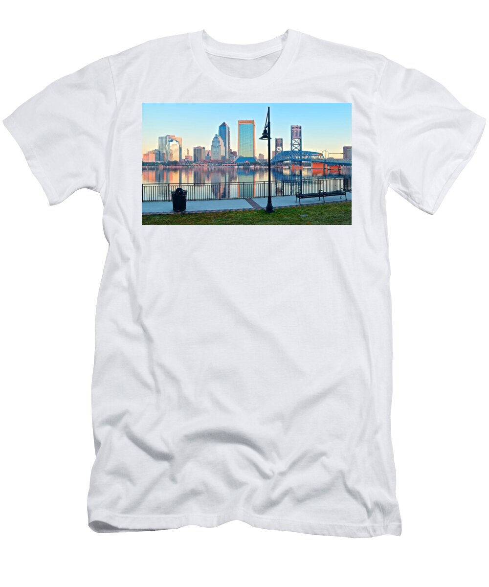 Jacksonville Across the St Johns River Frozen in Time Fine Art Photography T-Shirt