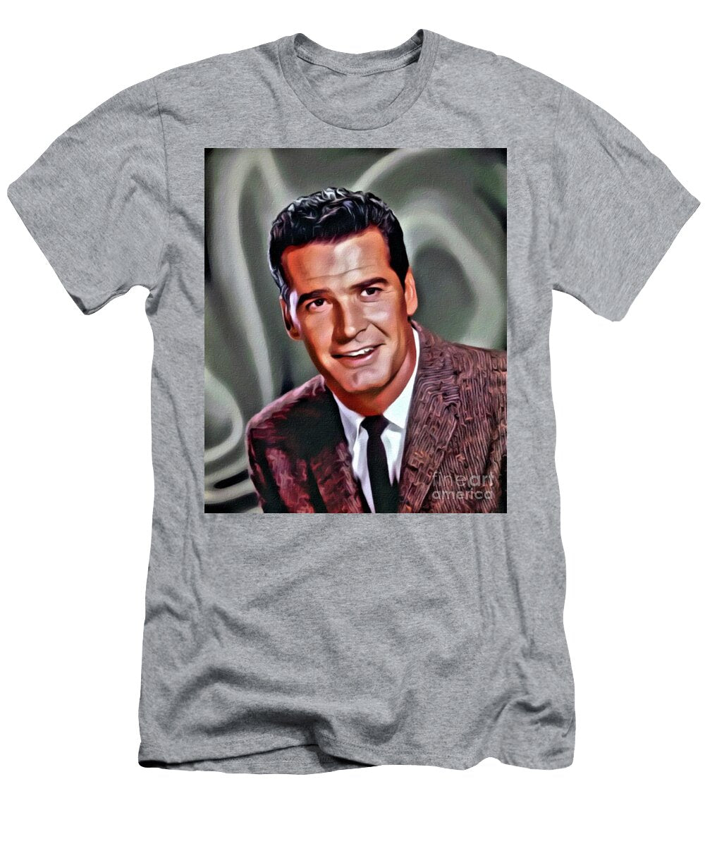 James Garner Hollywood Legend Digital Art By Mary Bassett Mary Bassett T-Shirt