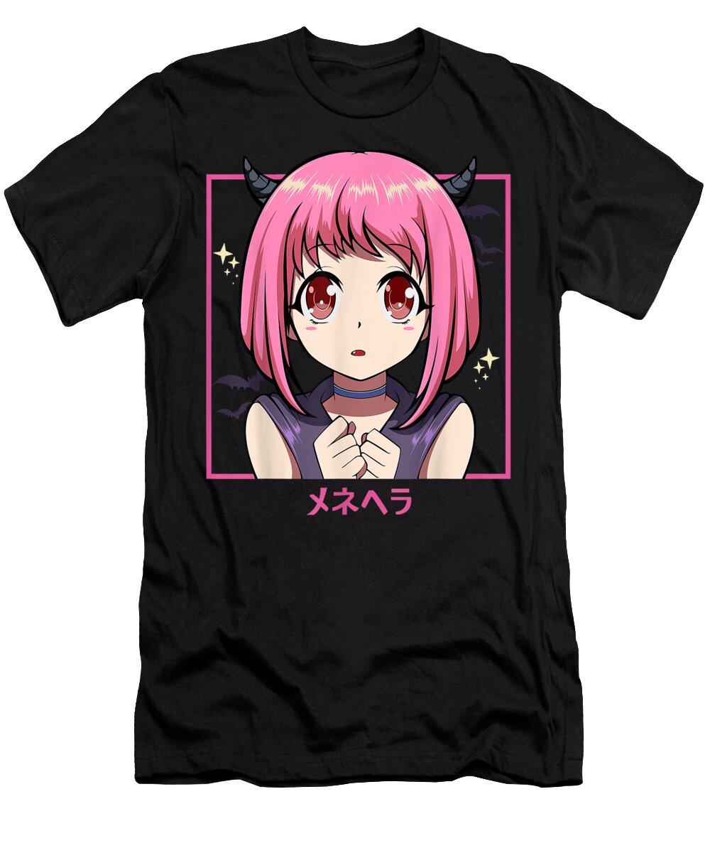 Japanese Anime Girl Punk Evil Pastel Menhera Kawaii Dnt Prints T-Shirt