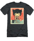Japanese Kawaii Chibi Girl with Cat Ears Eating Zyneu Gangd T-Shirt
