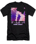Japanese Vaporwave Smoking Sad Anime Boy Game Over Aesthetic Dnt Prints T-Shirt