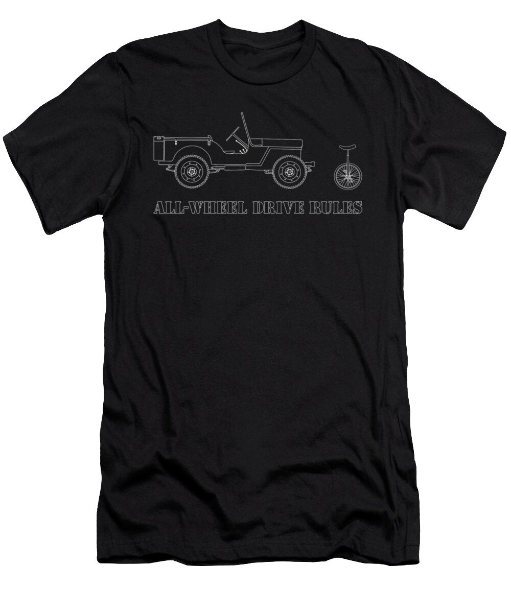 Jeep All Wheel Drive Rules Tinh Tran Le Thanh T-Shirt