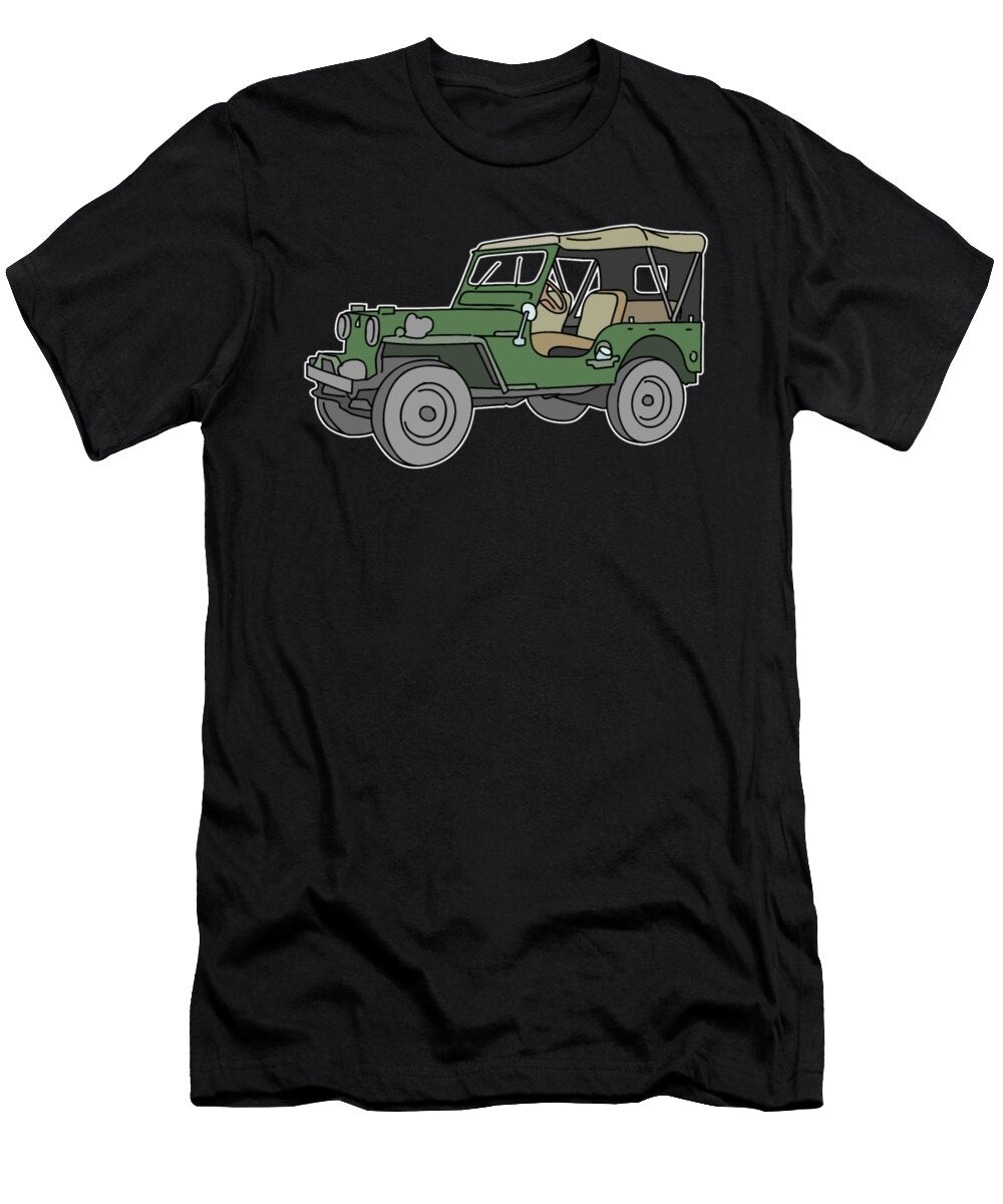 Jeep Cartoon Tinh Tran Le Thanh T-Shirt