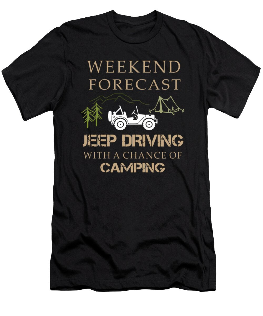 Jeep Driving with a Chance of Camping Tinh Tran Le Thanh T-Shirt