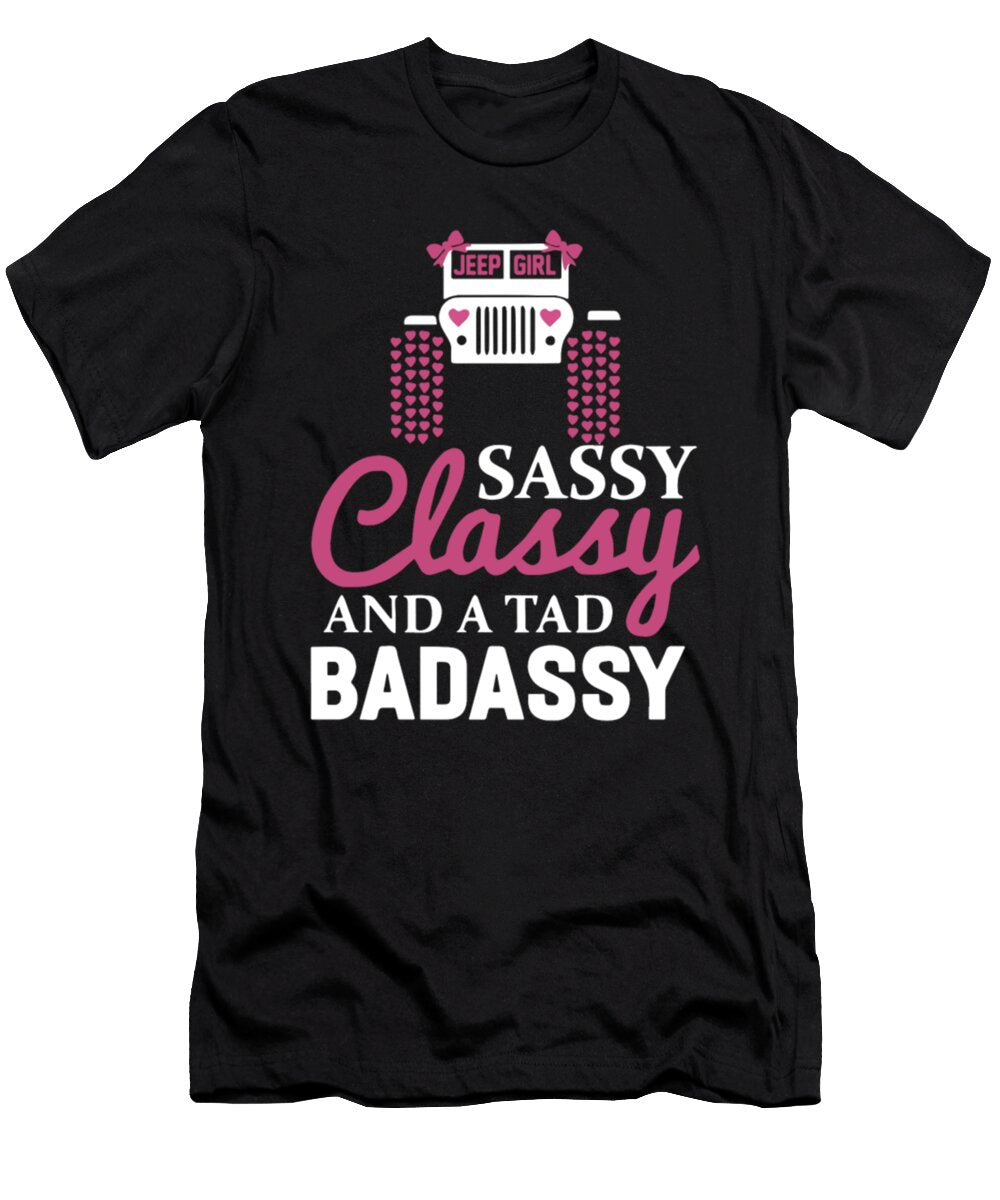 Jeep Girl Sassy Classy and a Tad Badassy Tinh Tran Le Thanh T-Shirt
