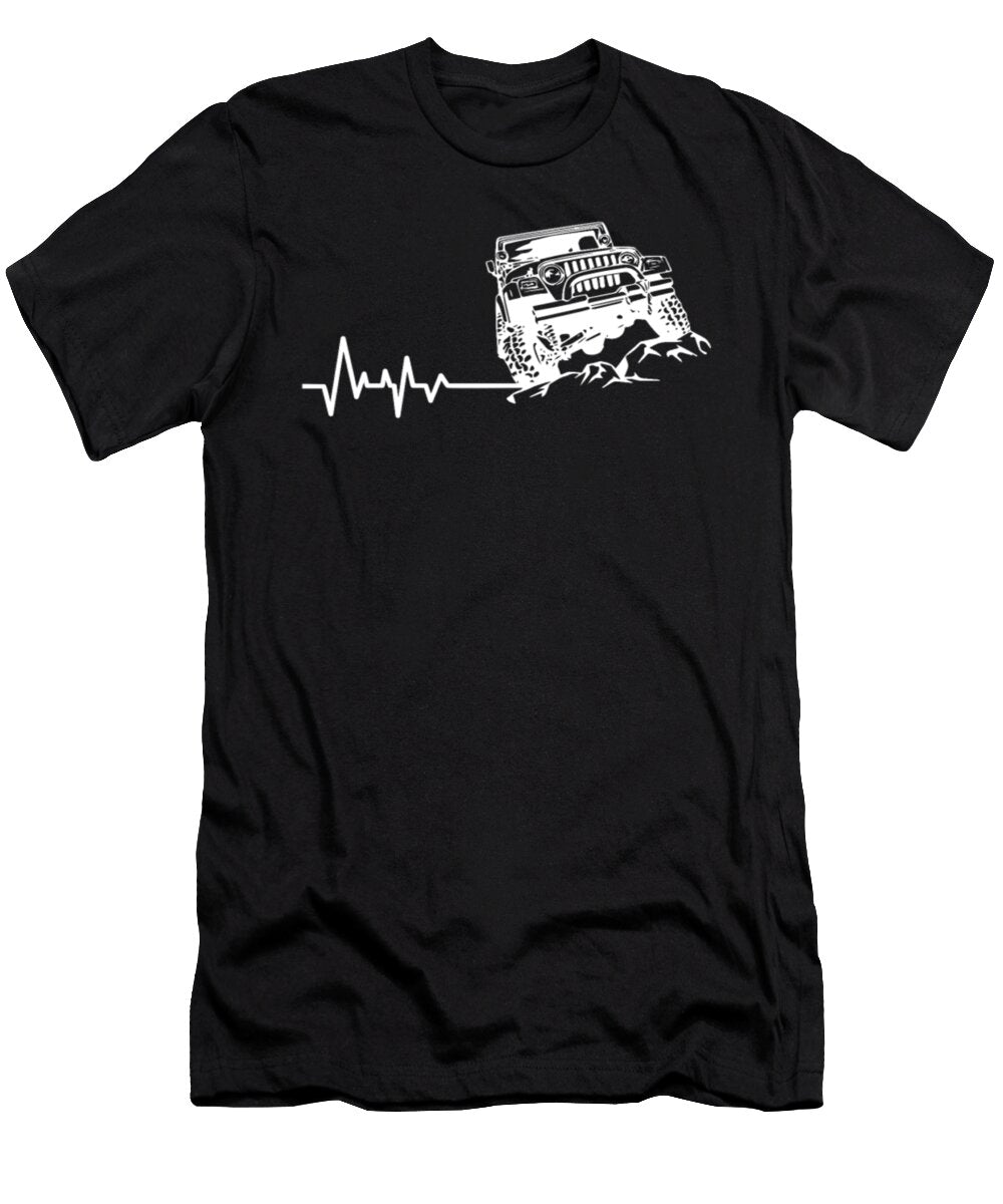 Jeep Heartbeat Art Tinh Tran Le Thanh T-Shirt