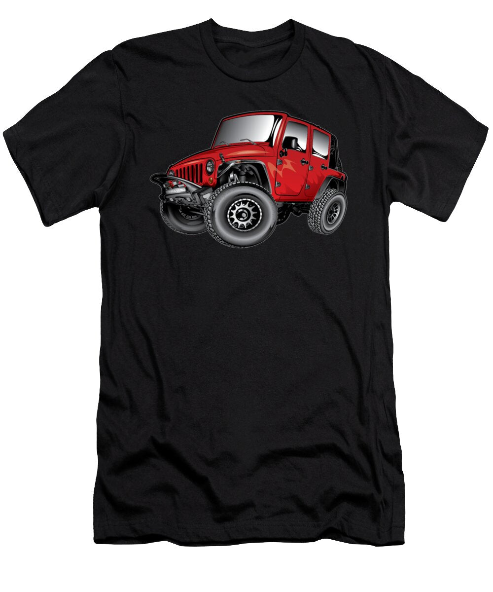 Jeep Red Tinh Tran Le Thanh T-Shirt