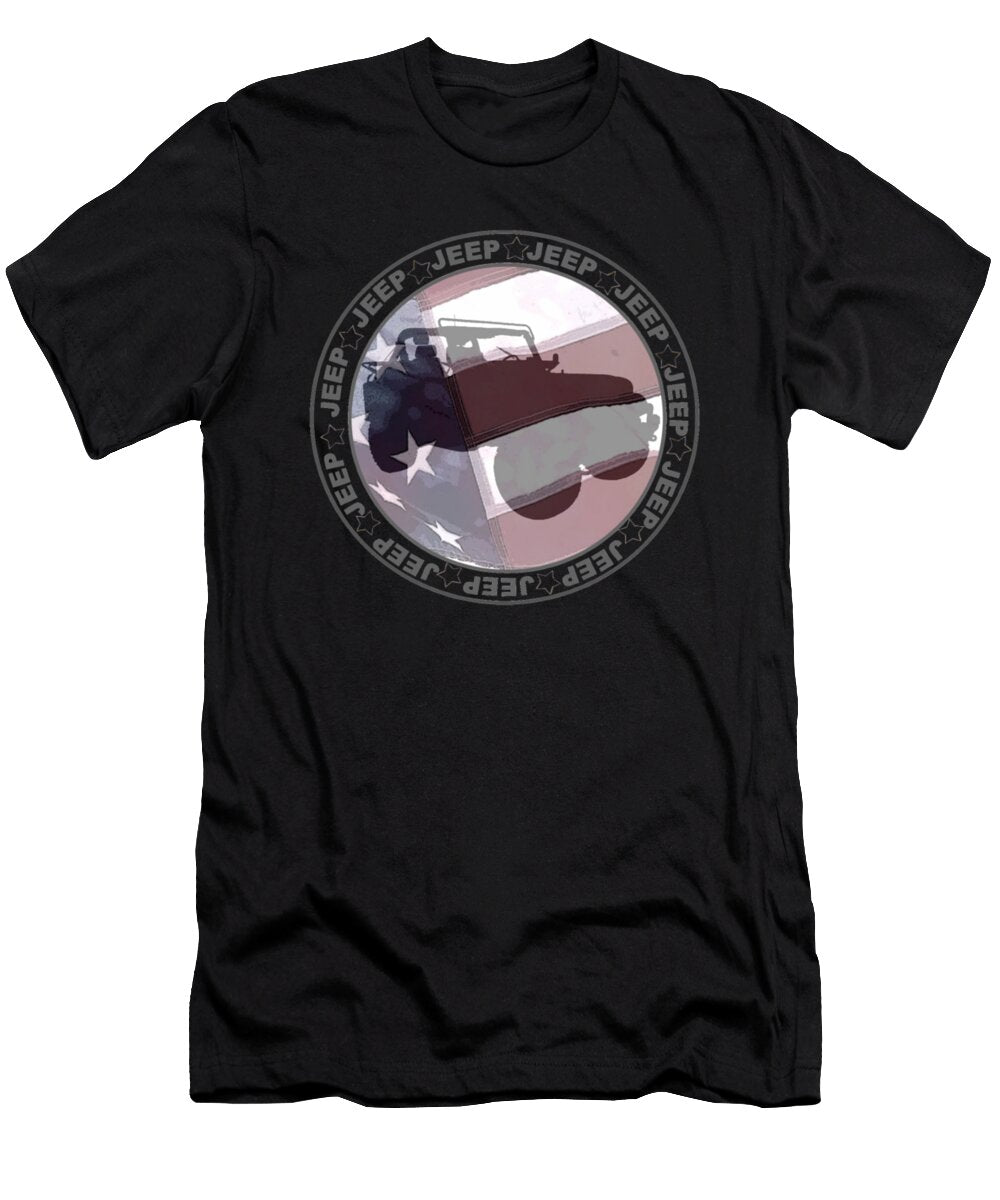 Jeep USA Flag Tinh Tran Le Thanh T-Shirt