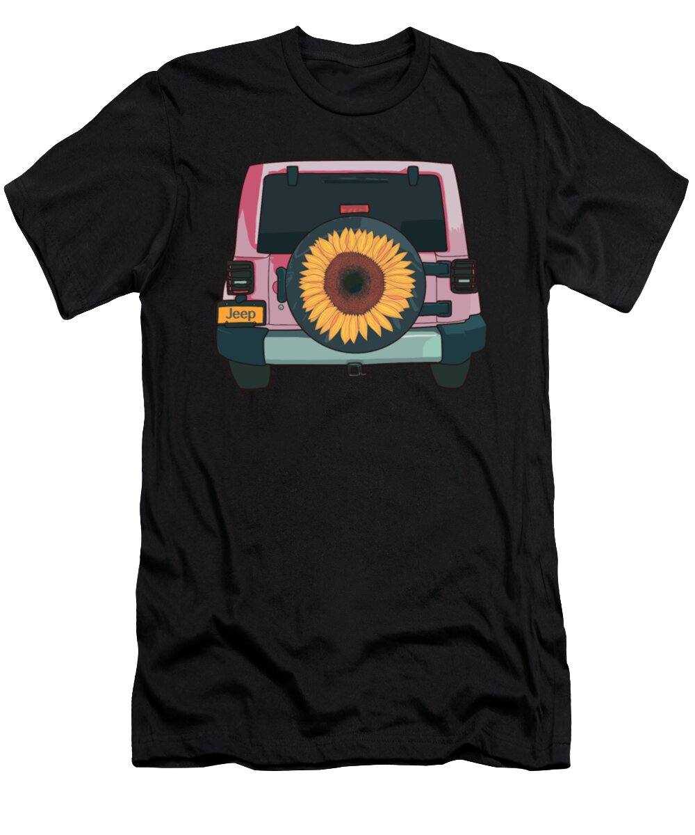 Jeep with Flower Tinh Tran Le Thanh T-Shirt