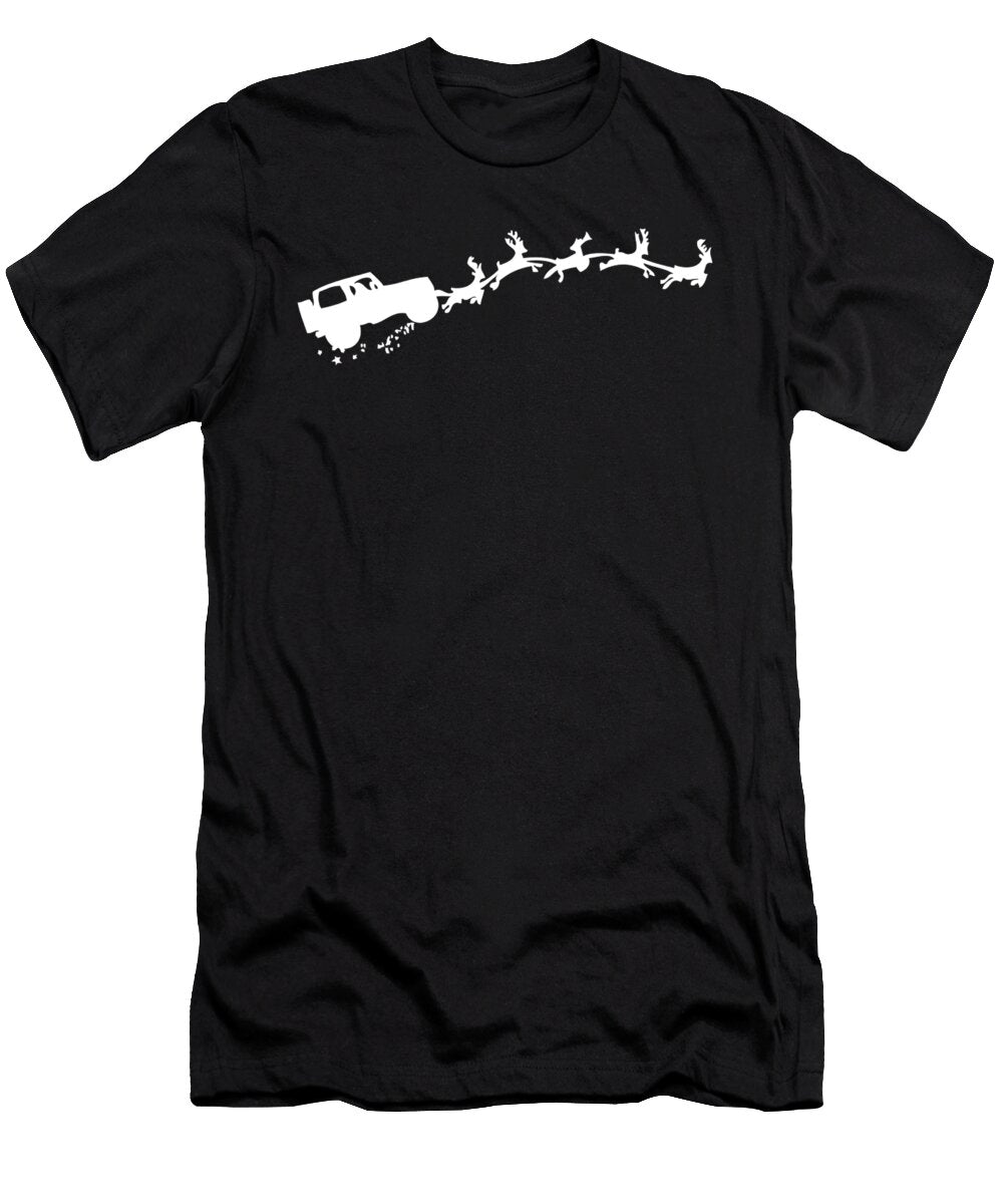 Jeep with Reindeers Christmas Tinh Tran Le Thanh T-Shirt