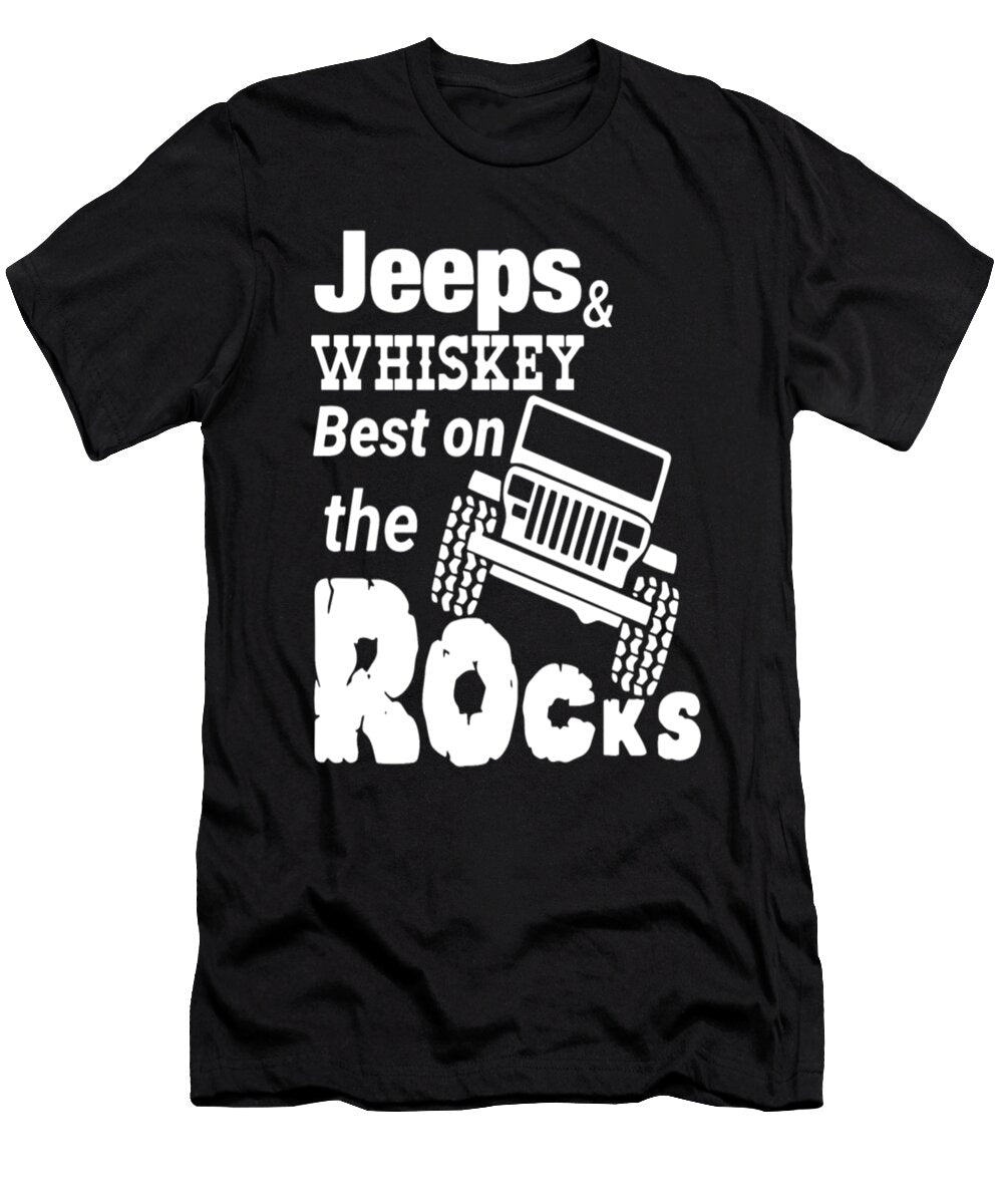 Jeeps and Whiskey Best on the Rocks Tinh Tran Le Thanh T-Shirt