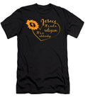 Jesus Its Not a Religion Its a Relationship for Faith God Tom Schiesswald T-Shirt