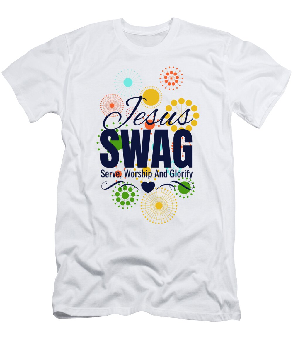 Jesus Swag Serve Worship and Glorify Jacob Zelazny T-Shirt