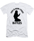 Jesus Worship Christan Fighting Battles Religious Praise Toms Store T-Shirt