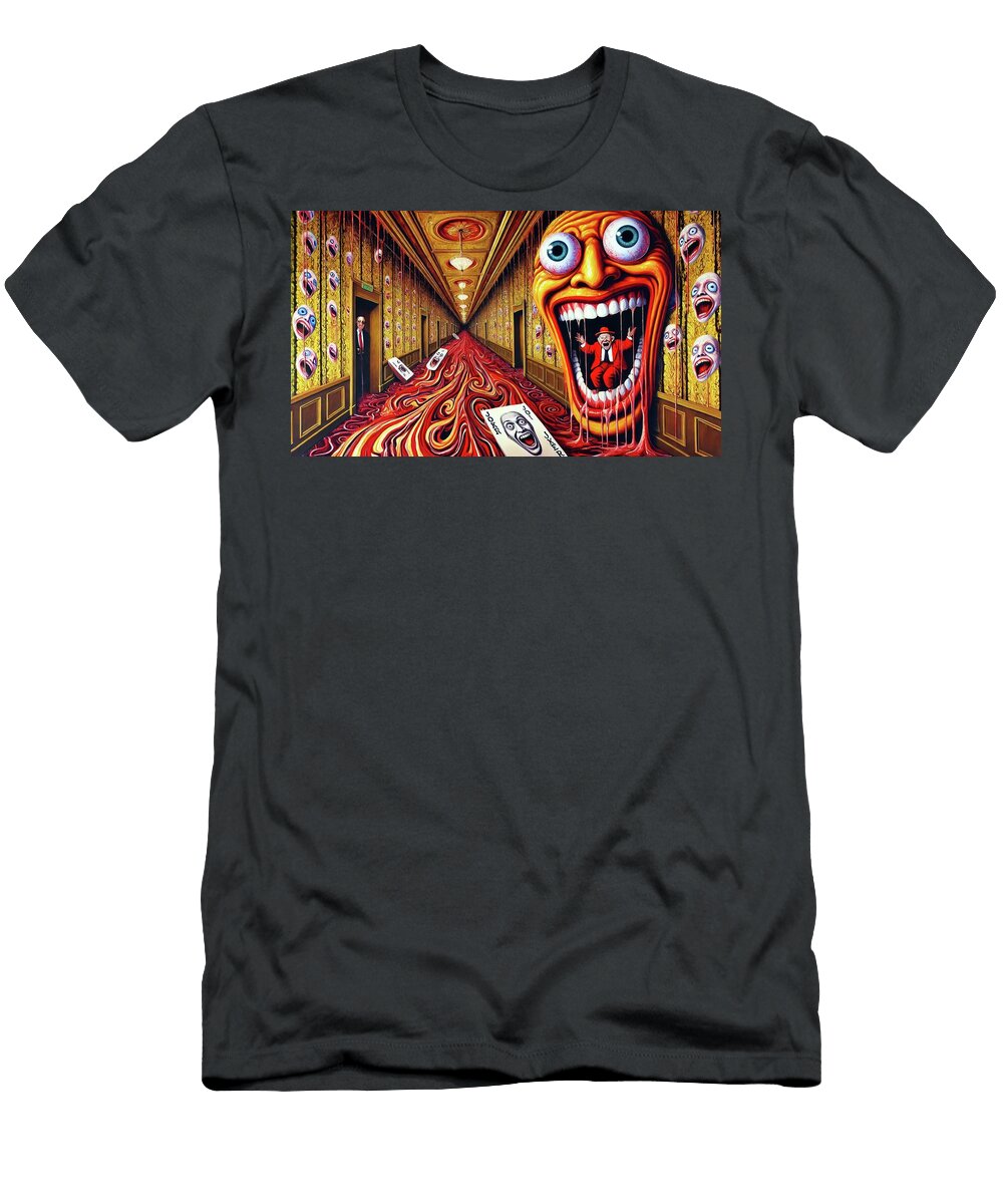 Joker Room Toon Balloon Bradley Schultz T-Shirt