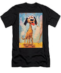 Joyful Dog Goofy Cartoon Dog with Tongue Out Sampadart Gallery T-Shirt