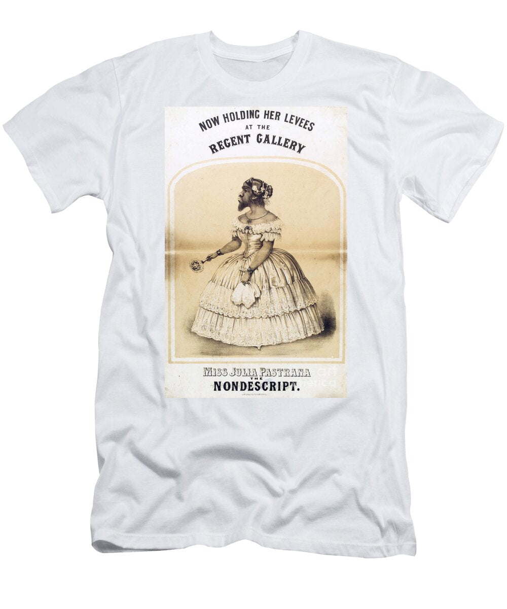 Julia Pastrana Bearded Lady Wellcome Images T-Shirt