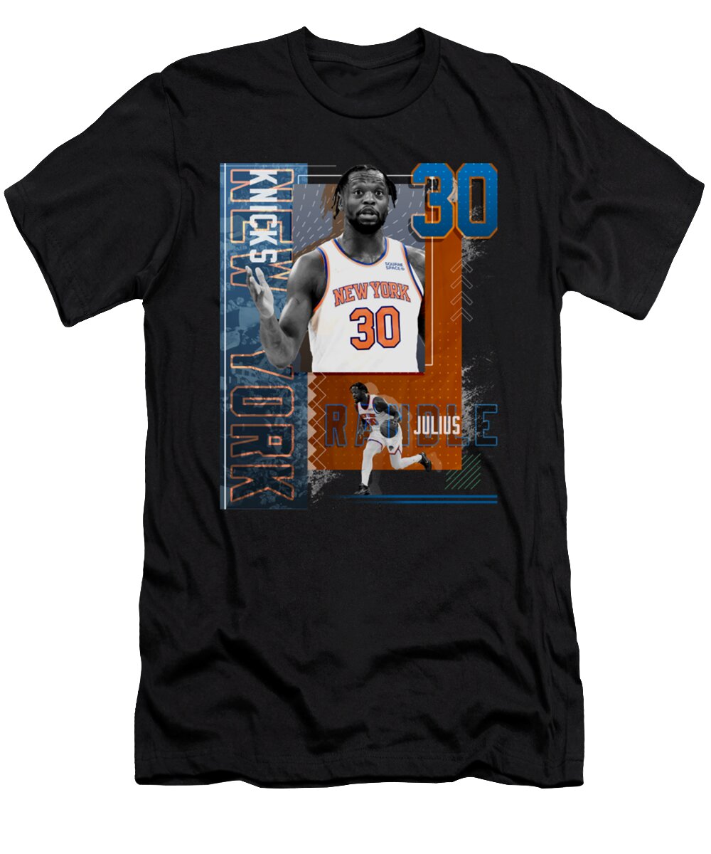 Julius Randle Basketball Paper Poster Knicks 2 Kelvin Kent T-Shirt