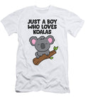 Just a Boy Who Loves Koalas Funny Koala Boy Eq Designs T-Shirt