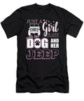 Just a Girl in Love with Her Dog and Her Jeep Tinh Tran Le Thanh T-Shirt