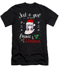 Just a Girl Who Loves Anime and Christmas Dnt Prints T-Shirt