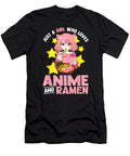Just a Girl Who Loves Anime and Ramen Bowl Japanese Noodles Dnt Prints T-Shirt