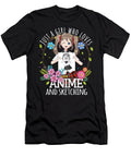 Just a Girl Who Loves Anime and Sketching Manga Merch Otaku Dnt Prints T-Shirt