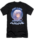 Just a Girl Who Loves Anime for Teen Girls Anime Vintage Dnt Prints T-Shirt