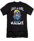 Just a Girl Who Loves Anime Gifts for Teen Girls Anime Merch Dnt Prints T-Shirt