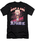 Just a Girl Who Loves Anime Merch Anime Girl Manga Dnt Prints T-Shirt