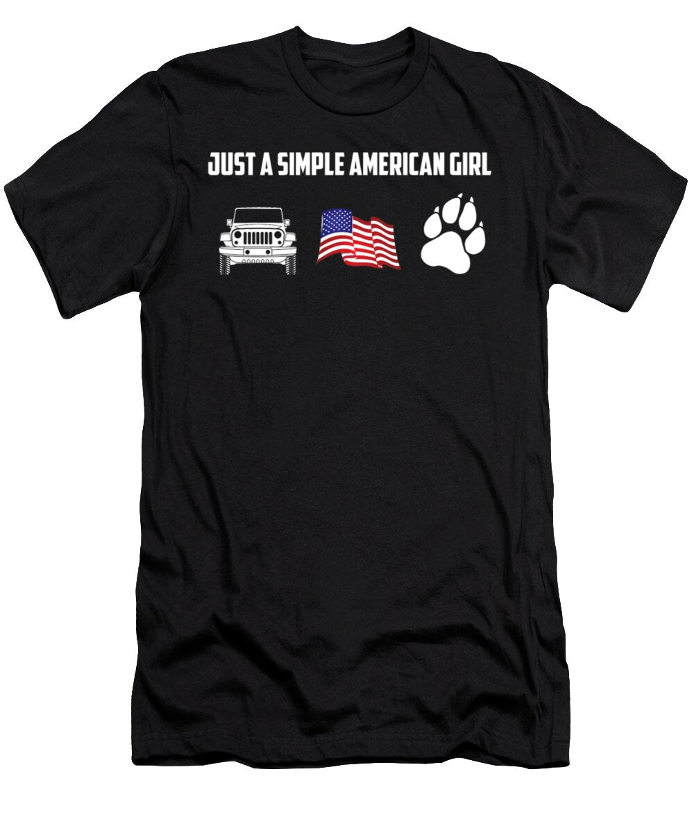 Just a Simple American Girl Tinh Tran Le Thanh T-Shirt