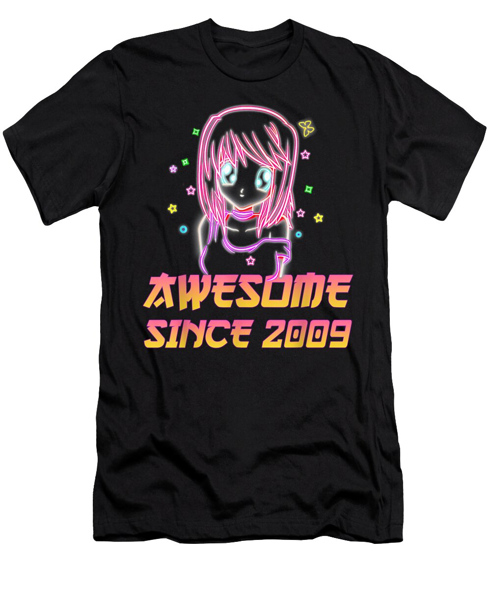 Kawaii Anime 12th Birthday Gifts Girl 12 Years Old Dnt Prints T-Shirt