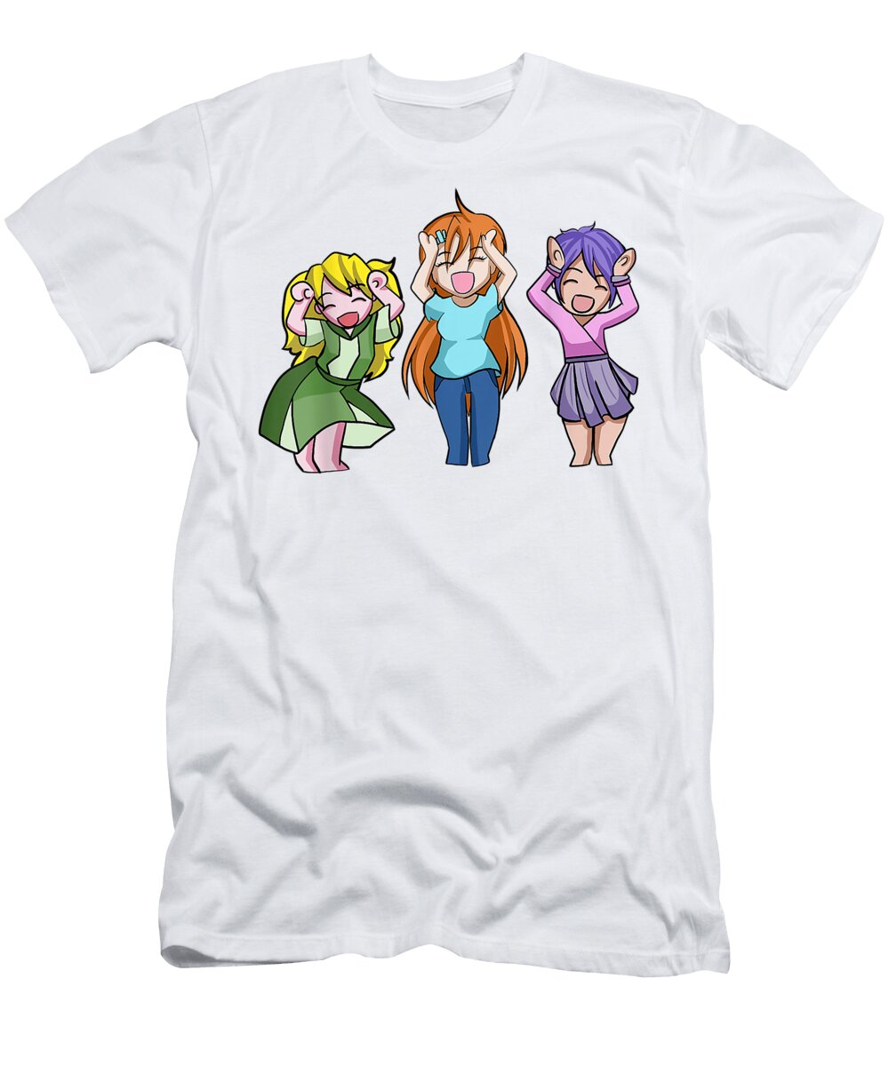 Kawaii Anime Dancing Meme Otaku Anime Dance Dnt Prints T-Shirt