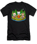 Kawaii Cats Forest Camping Nikolay Todorov T-Shirt