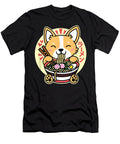 Kawaii Ramen Cute Anime Dog Corgi Japanese Noodles Drk Dnt Prints T-Shirt