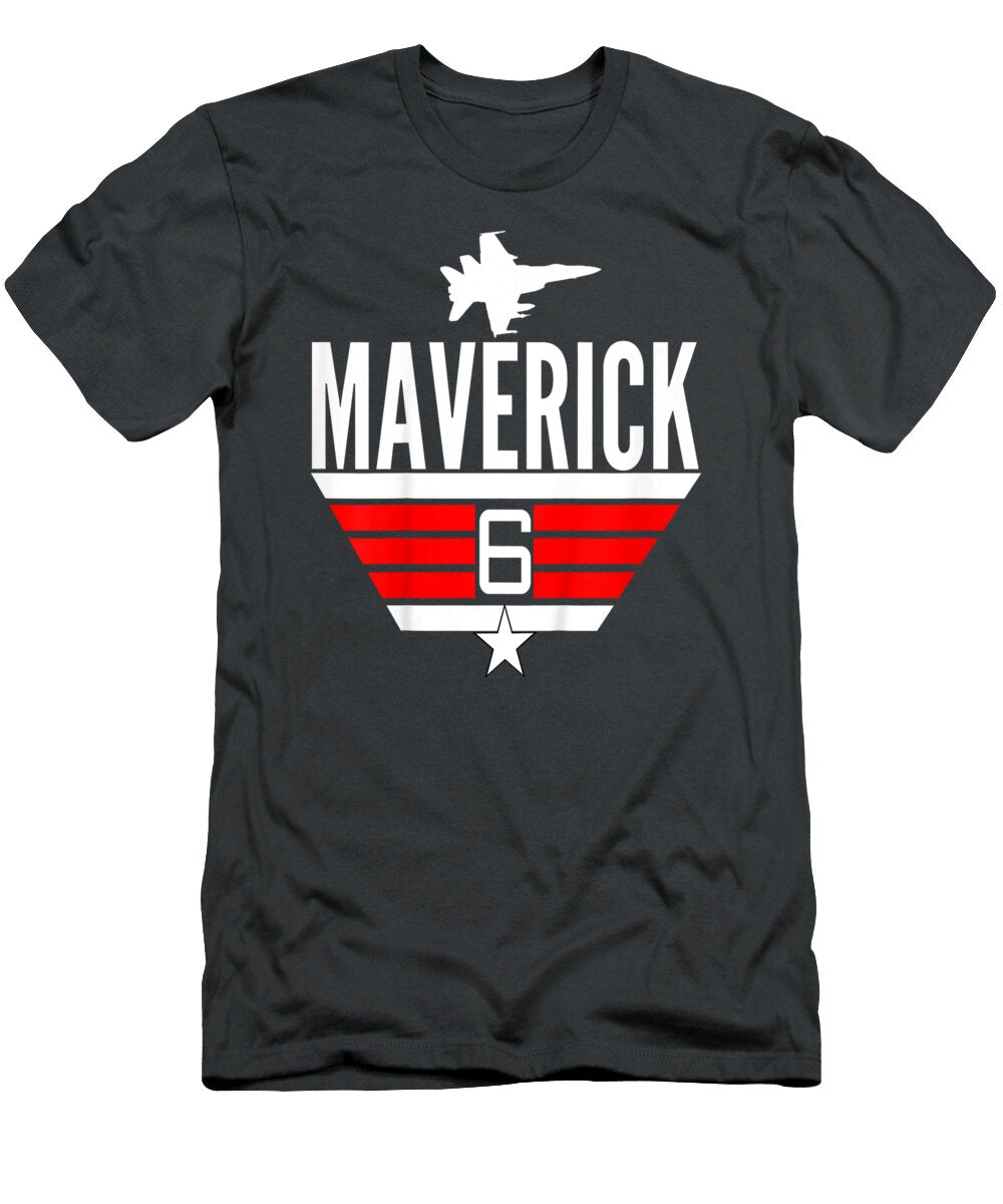 Kids 6 Year Old Top Maverick Jet Birthday Party Theme Lainiu Harli T-Shirt