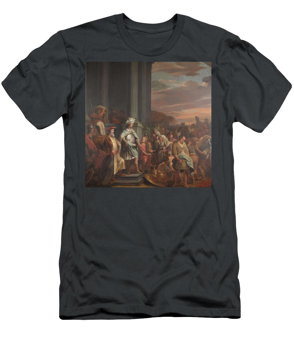 King Cyrus Handing Over the Treasure Looted From the Temple of Jerusalem Ferdinand Bol T-Shirt
