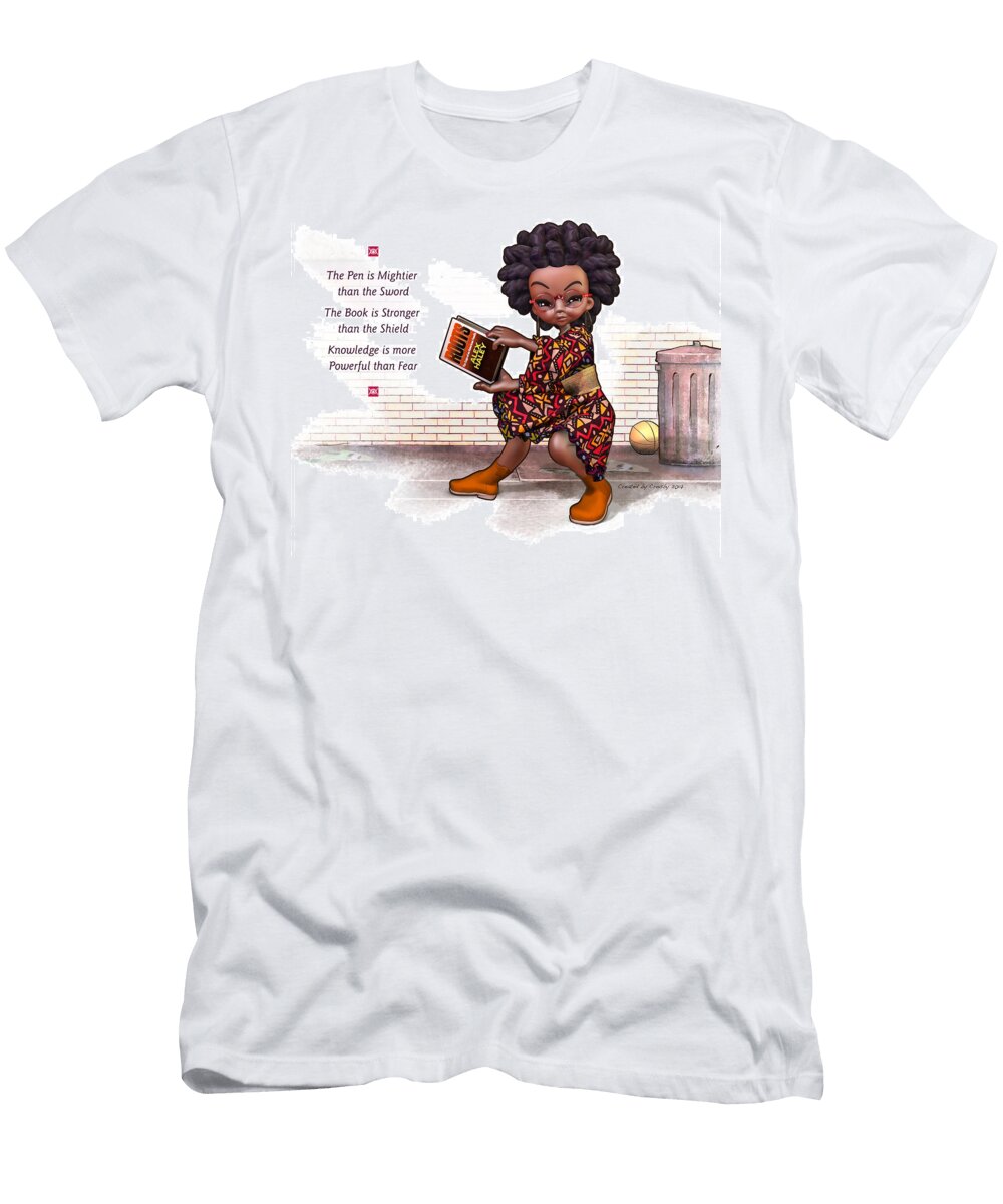 Knowledge Is More Powerful Than Fear Darryl Crosby T-Shirt