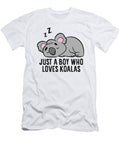 Koala Boy Gift Just a Boy Who Loves Koalas Eq Designs T-Shirt