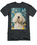 Komondor Dog Enjoying a Bubbly Bath Adrien Efren T-Shirt