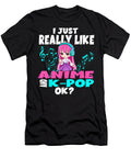 Kpop and Anime Musik Girl Kawaii Otaku Dnt Prints T-Shirt