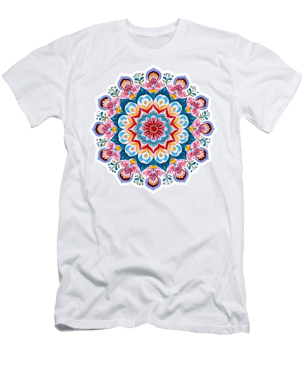 Krejmina Mandala of Flowers 4 24 Sabantha T-Shirt