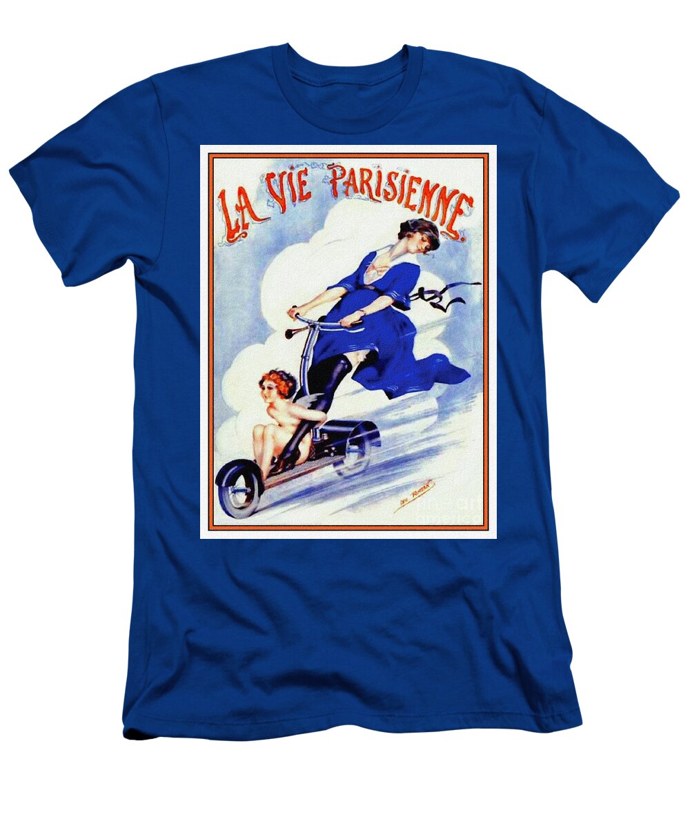 LA Vie Parisienne Magazine Cover By Leo Fontan 9th April 1921 Joe Vella T-Shirt