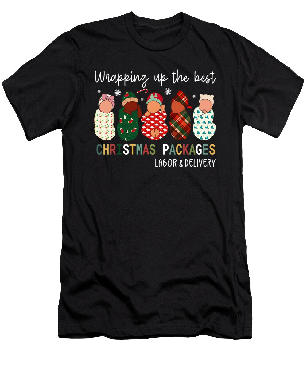 Labor and Delivery Xmas Professional Baby Ld Sophie Eleanor T-Shirt