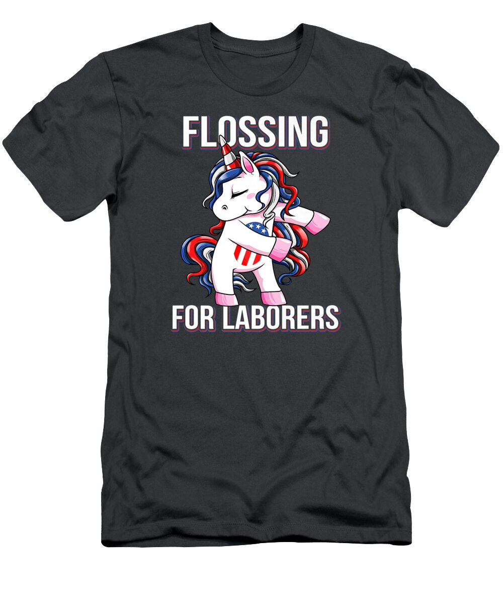 Labor Day 2019 USA Unicorn for Men Women Workers Premium Labor Day Wojciech4ellie T-Shirt