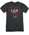 Labor Delivery Nurse Heart W Stethoscope Ld Nurse Tjayl Paisl T-Shirt