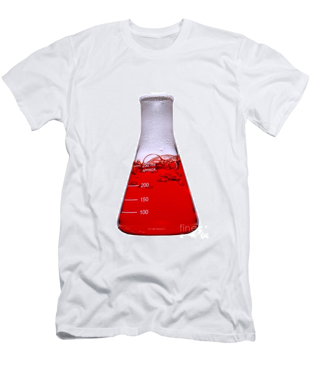 Laboratory Conical Flask in Science Research Lab Olivier Le Queinec T-Shirt