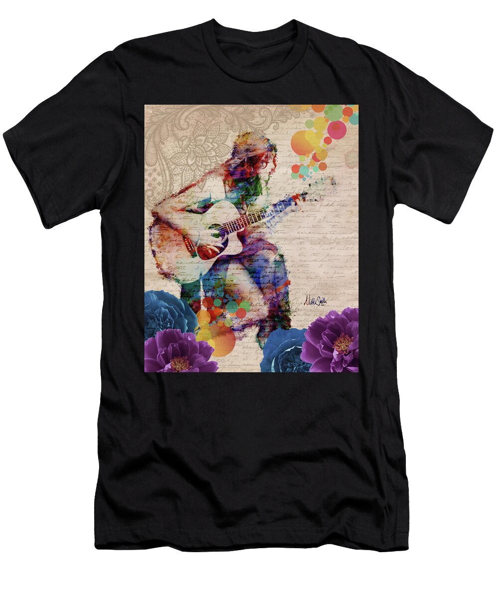 Lace and Paper Flowers Nikki Marie Smith T-Shirt